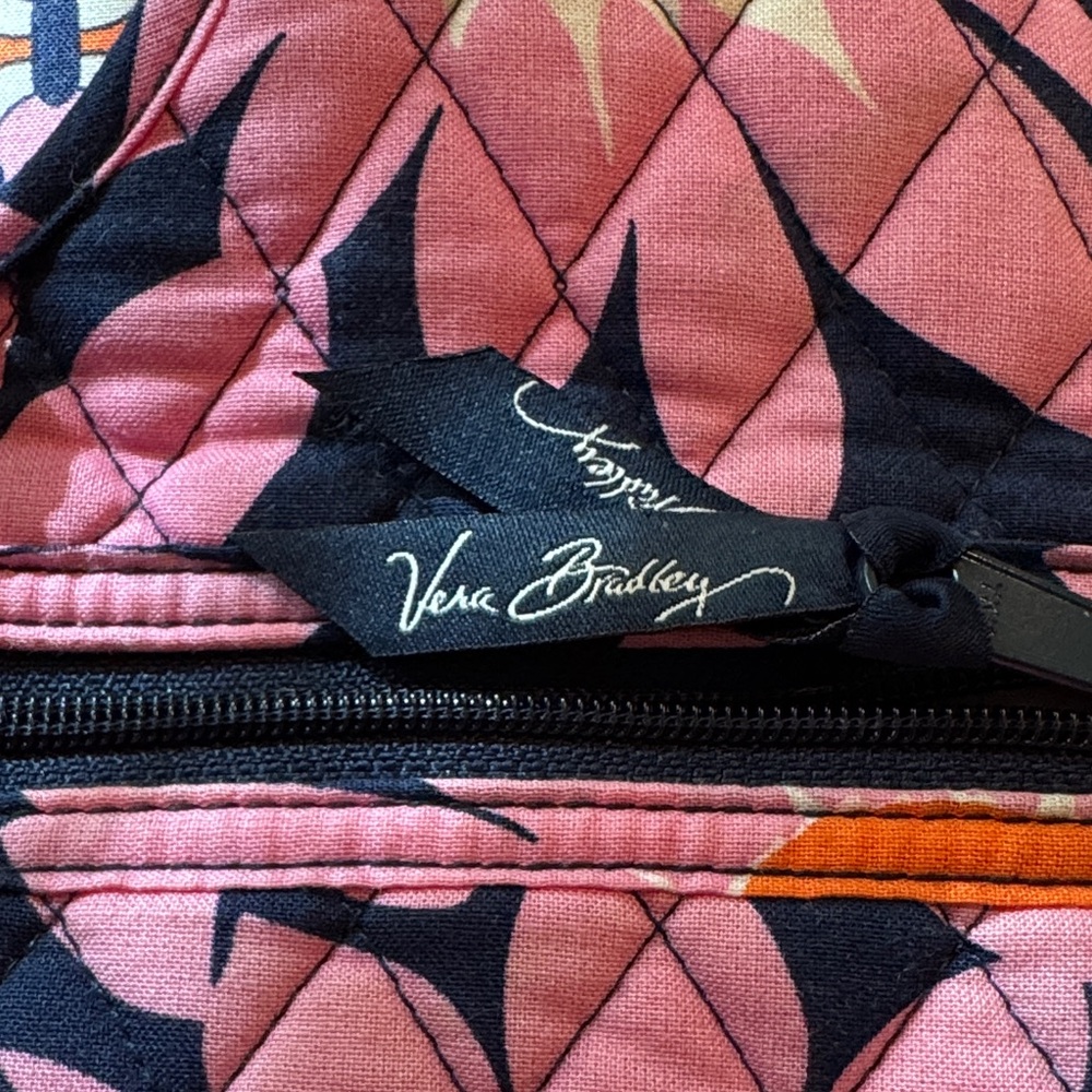 Vera Bradley Pink and Orange Patterned Jewelry Organizer - Picture 4 of 5